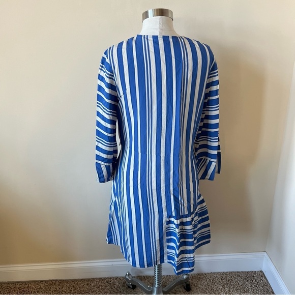 Chinti & Parker stripe parasol woven dress no belt 17627 - Picture 5 of 9